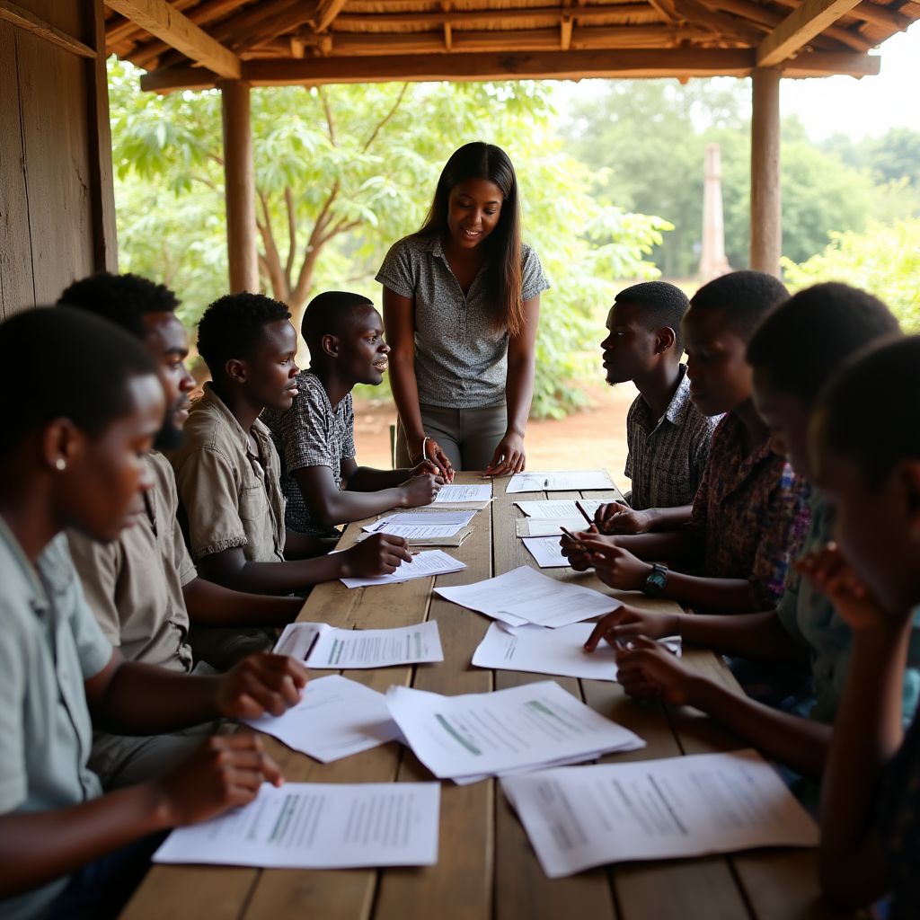 Workshop in rural community
